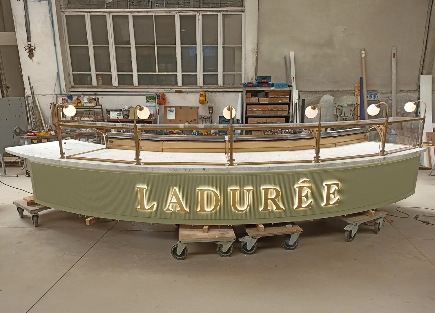 Comptoir sur mesure – réalisation professionnelle